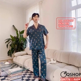 bo-do-pijama-nam-luxury-tay-ngan-quan-dai-qm776