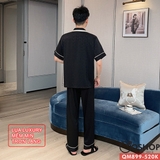bo-do-ngu-pijama-cap-doi-lua-luxury-cao-cap-quan-dai-tay-ngan-sang-trong-qm899