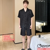 bo-pijama-cap-doi-quan-ngan-lua-luxury-cao-cap-mac-nha-mac-ngu-thoai-mai-qm907