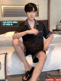 bo-do-ngu-pijama-nam-lua-satin-quan-ngan-mac-nha-mac-ngu-thoai-mai-qm908