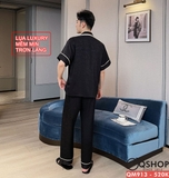 bo-pijama-nam-tay-ngan-quan-dai-lua-luxury-cao-cap-mac-ngu-thoai-mai-qm913