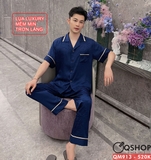 bo-pijama-nam-tay-ngan-quan-dai-lua-luxury-cao-cap-mac-ngu-thoai-mai-qm913