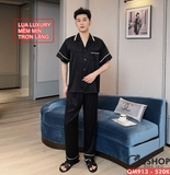 bo-pijama-nam-tay-ngan-quan-dai-lua-luxury-cao-cap-mac-ngu-thoai-mai-qm913