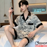 bo-do-pijama-nam-quan-ngan-tay-ngan-lua-satin-mem-thoai-mai-thoang-mat-qm919