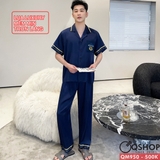 bo-do-ngu-pijama-nam-lua-luxury-mem-min-sang-trong-tay-ngan-quan-dai-qm950