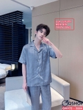 bo-do-ngu-pijama-nam-lua-luxury-mem-min-sang-trong-tay-ngan-quan-dai-qm975