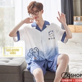 bo-do-pijama-nam-lua-satin-quan-ngan-tay-ngan-sanh-dieu-qm808