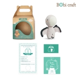 Thú bông len Bobicraft - Khủng long bay Pterano lục lạc - Đồ chơi an toàn Quà tặng bé