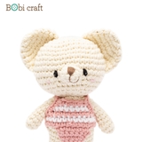 Thú bông len Bobicraft - Gấu Lizzie Nhí - Đồ bơi - Đồ chơi an toàn Quà tặng bé