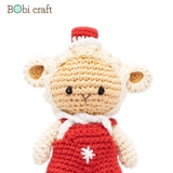 Thú bông len Bobicraft - Cừu Poppy Nhí - Noel - Đồ chơi an toàn Quà tặng bé