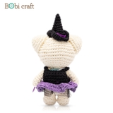 Thú bông len Bobicraft - Gấu Lizze Halloween Nhí - Đồ chơi an toàn Quà tặng bé