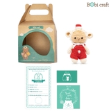 Thú bông len Bobicraft - Cừu Poppy Nhí - Noel - Đồ chơi an toàn Quà tặng bé