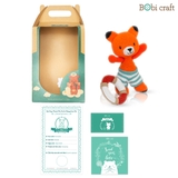 Thú bông len Bobicraft - Cáo Fennis tinh nghịch - Đồ bơi - Đồ chơi an toàn Quà tặng bé