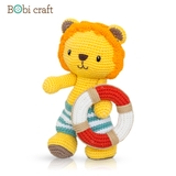 Thú bông len Bobicraft - Sư tử Leo tinh nghịch - Đồ bơi - Đồ chơi an toàn Quà tặng bé