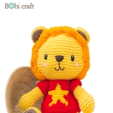 Thú bông len Bobicraft - Sư tử Ari Việt Nam - Đồ chơi an toàn Quà tặng bé
