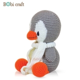 Thú bông len Bobicraft - Chim cánh cụt - Đồ chơi an toàn Quà tặng bé