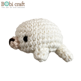 Thú bông len Bobicraft - Hải Cẩu Trắng Wheely - Đồ chơi an toàn Quà tặng bé