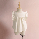 Quần áo trẻ em Bobicraft - Áo đầm tay bèo - Cotton hữu cơ organic an toàn