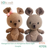 Kangaroo karu & Kangaroo Karo ngồi Couple
