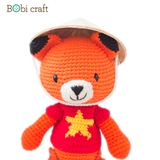Thú bông len Bobicraft - Cáo Fennis Việt Nam - Đồ chơi an toàn Quà tặng bé