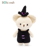 Thú bông len Bobicraft - Gấu Bobbie Halloween Nhí - Đồ chơi an toàn Quà tặng bé