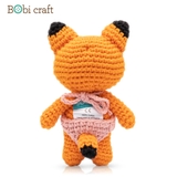 Thú bông len Bobicraft - Cáo Foxxie Nhí - Đồ bơi - Đồ chơi an toàn Quà tặng bé