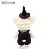 Thú bông len Bobicraft - Gấu Bobbie Halloween Nhí - Đồ chơi an toàn Quà tặng bé