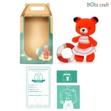 Thú bông len Bobicraft - Cáo Foxxie tinh nghịch - Đồ bơi - Đồ chơi an toàn Quà tặng bé