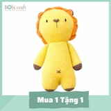 Thú bông len Bobicraft - Sư tử Leo đan - Đồ chơi an toàn Quà tặng bé