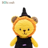 Thú bông len Bobicraft - Sư tử Leo Halloween Nhí - Đồ chơi an toàn Quà tặng bé