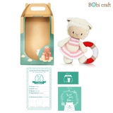 Thú bông len Bobicraft - Cừu Barbra tinh nghịch - Đồ bơi - Đồ chơi an toàn Quà tặng bé