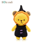 Thú bông len Bobicraft - Sư tử Leo Halloween Nhí - Đồ chơi an toàn Quà tặng bé