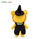 Thú bông len Bobicraft - Sư tử Leo Halloween Nhí - Đồ chơi an toàn Quà tặng bé
