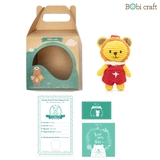 Thú bông len Bobicraft - Sư tử Leo Nhí - Noel - Đồ chơi an toàn Quà tặng bé