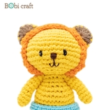 Thú bông len Bobicraft - Sư tử Leo nhí - Đồ bơi - Đồ chơi an toàn Quà tặng bé