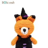 Thú bông len Bobicraft - Cáo Fennis Halloween Nhí - Đồ chơi an toàn Quà tặng bé