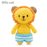 Thú bông len Bobicraft - Sư tử Leo nhí - Đồ bơi - Đồ chơi an toàn Quà tặng bé