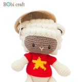 Thú bông len Bobicraft - Cừu Poppy Việt Nam - Đồ chơi an toàn Quà tặng bé