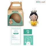 Thú bông len Bobicraft - Chị Hằng và Thỏ ngọc - Đồ chơi an toàn Quà tặng bé