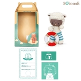 Thú bông len Bobicraft - Cừu Poppy tinh nghịch - Đồ bơi - Đồ chơi an toàn Quà tặng bé