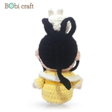 Thú bông len Bobicraft - Chị Hằng và Thỏ ngọc - Đồ chơi an toàn Quà tặng bé