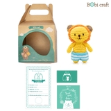 Thú bông len Bobicraft - Sư tử Leo nhí - Đồ bơi - Đồ chơi an toàn Quà tặng bé
