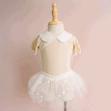 Quần áo trẻ em Bobicraft - Váy voan sao lấp lánh bé gái - Cotton hữu cơ organic an toàn