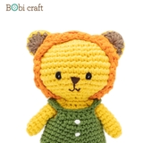 Thú bông len Bobicraft - Sư tử Leo Nhí - Đồ chơi an toàn Quà tặng bé