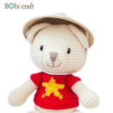 Thú bông len Bobicraft - Gấu Bobbie Việt Nam - Đồ chơi an toàn Quà tặng bé