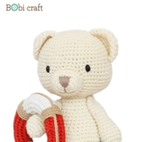 Thú bông len Bobicraft - Gấu Bobbie tinh nghịch - Đồ bơi - Đồ chơi an toàn Quà tặng bé