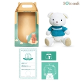 Thú bông len Bobicraft - Gấu Bobbie tinh nghịch - Đồ chơi an toàn Quà tặng bé