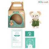 Thú bông len Bobicraft - Gấu Bobbie Nhí - Đồ chơi an toàn Quà tặng bé