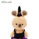 Thú bông len Bobicraft - Kangaroo Halloween Nhí - Đồ chơi an toàn Quà tặng bé