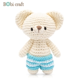 Thú bông len Bobicraft - Gấu Bobbie Nhí - Đồ bơi - Đồ chơi an toàn Quà tặng bé